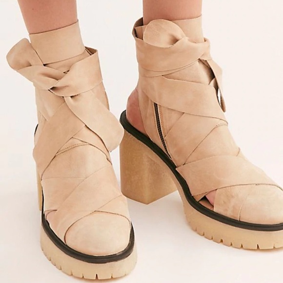 FREE PEOPLE BLAKE PLATFORM BOOTIES - Picture 8 of 10